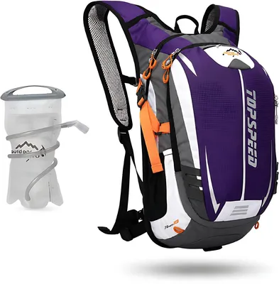 Produktbild von CarryQuest® - Hydratationsrucksack - 18L - 2L Trinksystem - Nylon - Lila