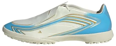 Produktbild von adidas Unisex F50 Messi League Turf Football Shoes, Ivory/semi Blue Burst/Icey B