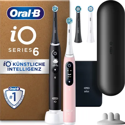 Produktbild von Oral-B iO Series 6 Plus Edition: Elektrische Zahnbürste im Doppelpack
