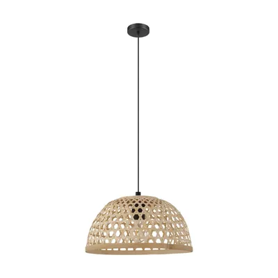 Zdjęcie produktu dla EGLO Claverdon, 1 szt., E27, IP20, Czarny, Drewno