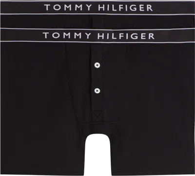 Produktbild von Tommy Hilfiger Herren 2er Pack Boxershorts Briefs Button Fly Baumwolle mit Stret