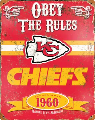 Produktbild von Kansas City Chiefs NFL Vintage Blechschild