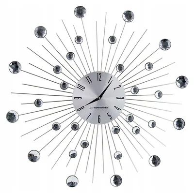 Produktbild von Esperanza EHC002 Wanduhr Mechanische Wanduhr Rund Edelstahl