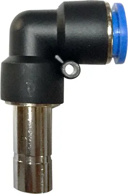 Immagine prodotto di Pneumatik Druckluft 90° Bogen-Schnellverbinder Ø 12 mm mit Steckhülse (Tülle)