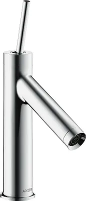 Image de Robinet mitige pour lavabo AXOR Starck, modèle 90, avec bonde et trop-plein, finition chrome