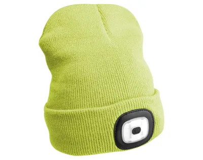 Obrázok produktu pre SIXTOL 180lm čelovka, dobíjateľná, USB, uni veľkosť, bavlna/PE, fluorescenčná žltá