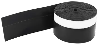 Dichtungsstreifen 5 m x 45 mm, selbstklebend, Silikon, schwarz