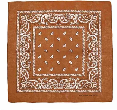 Productafbeelding van Go Go Gadget – 100% katoen – Bandana – Boerenlappen – 55 x 55 cm – Bruin