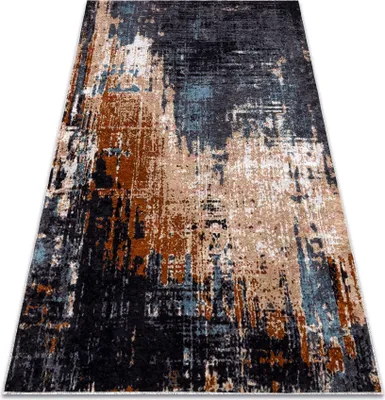 Zdjęcie produktu dla Dywan do prania MIRO 51454.802 Abstrakcja antypoślizgowy - granat / beż niebieski 120x170 cm