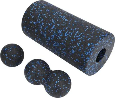 Image de Kit de rouleaux de fasciathérapie avec balle Peanut pour un entraînement efficace