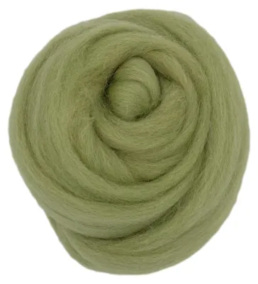 Produktbild von Filzwolle 20gr. Wolle (Wolle) / Märchenwolle zum Trockenfilzen und Nassfilzen Lindgrün