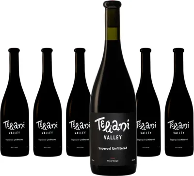 Produktbild von 6 x Teliani Valley Saperavi Unfiltered Rotwein