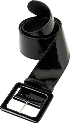 Immagine prodotto di Cintura nera in vinile - Carnevale - Festa 112 cm