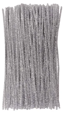 Produktbild von Colorationen - silbermetallischer Chenilledraht, 100 Stk.