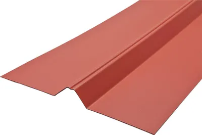 Produktbild von Firsthaube 1100 x 440 x 1,2 mm rot