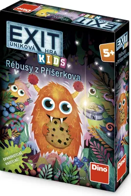 Obrázek produktu pro DINO EXIT Úniková hra Kids: Rébusy z Příšerkova