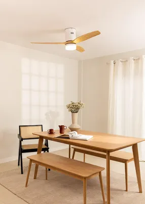 Produktbild von CREATE - WIND CALM SPECIAL PRICE - Leiser Deckenventilator 40W Ø132 cm 100% Holz