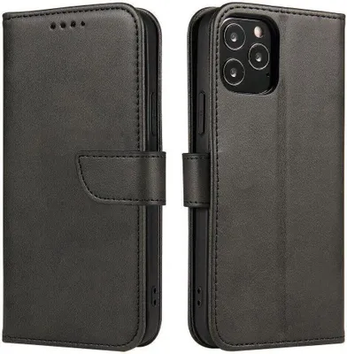 Produktbild von Premium Magnet Schutzhülle aufklappbare Hülle Standfunktion Zubehör kompatibel mit Xiaomi Redmi 13C / Poco C65 Schwarz