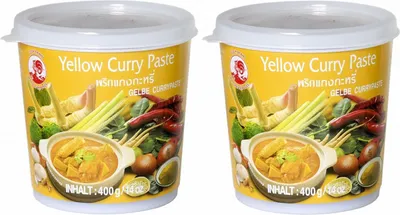 Produktbild von Doppelpack COCK Gelbe Currypaste (2x 400g) | Yellow Curry Paste
