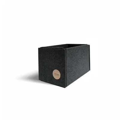 Produktbild von Aufbewahrungsbox CLEAN Filz 17 x 9 x 10 cm ohne Deckel in anthrazit meliert