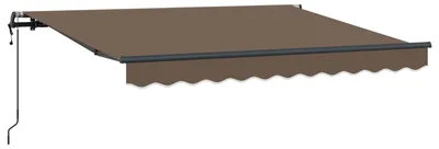 Produktbild von vidaXL Ausziehbare Markise Taupe 450 x 300 cm Stoff und Aluminium
