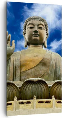 Produktbild von Bild auf Leinwand - Leinwandbild - Asien buddha kultur - 65x120cm - Wand Bild - Wanddeko - Leinwanddruck - Bilder - Kunstdruck - Wanddekoration - Leinwand bilder - Wandkunst - PA65x120-2114