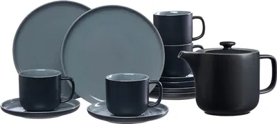 Obrázek produktu pro Ritzenhoff & Breker JASPER kávový servis s konvicí, černý, 13 kusů