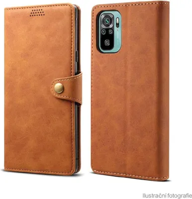 Immagine prodotto di Lenuo Custodia a libro in pelle per Xiaomi Redmi 13C marrone