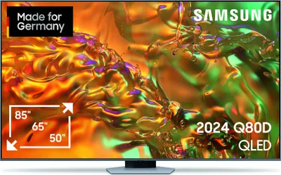 Obrázok produktu pre Samsung Q80D GQ75Q80DATXZG, 190,5 cm (75"), 3840 x 2160 px, QLED, Smart TV, Wi-Fi, Strieborná