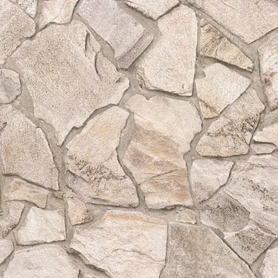 Produktbild von A.S. Creation | Bricks & Stones | 389312 | Vliestapete | Steinoptik | 0.53 x 10.05 m | Beige | Wohnzimmer | Flur | Büro