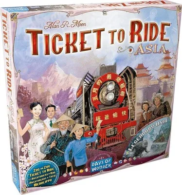 Immagine prodotto di Ticket to Ride - espansione Asia per 6 giocatori