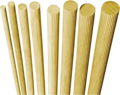 Immagine prodotto di Barre tonde in faggio scanalato, 12 mm
