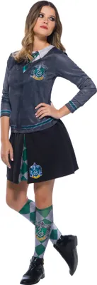Produktbild von Adult Slytherin Costume Top - Size S