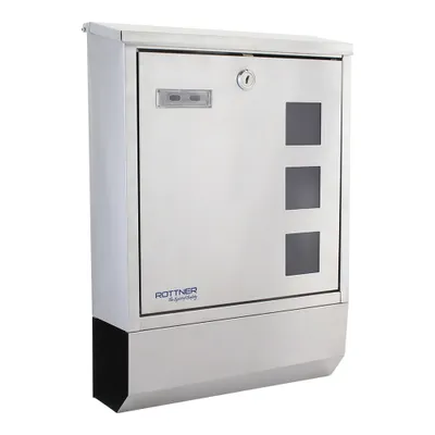 Image de ROTTNER Briefkasten Corto Inox silber