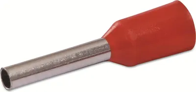 Produktbild von QUADRIOS Aderendhülse, 22C427, 1 mm², Rot, Teilisoliert, 100 Stück