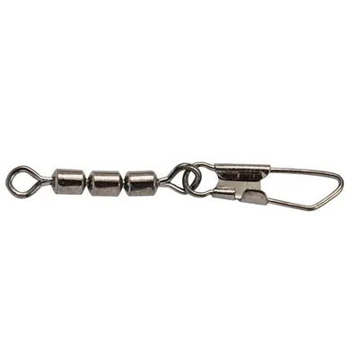 Produktbild von Trout Master 3-fachForellenwirbel mit Snap - 8 Wirbel, Größe/Tragkraft:Gr. 22 / 7kg
