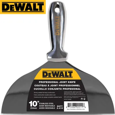 Produktbild von DEWALT PROFI Spachtel ganz aus Edelstahl Malerspachtel Schaber 254 mm 2-410