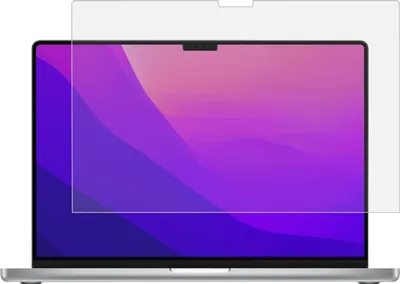 Image de film de protection en verre trempé 9H pour MacBook Pro 16.2 pouces A2485 / A2780