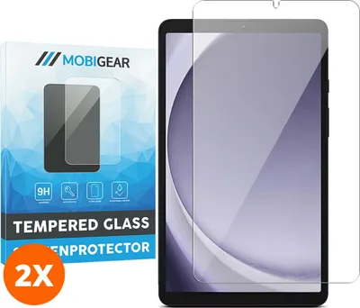 Produktbild von Mobigear 9.00 Samsung Galaxy Tab A9 (2023) Panzerglas Gehärtetes Glas Displayschutz - Hüllenfreundlich (2er Pack)
