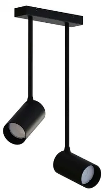 Produktbild von Deckenlampe Schwarz GU10 Metall Modern Deckenleuchte