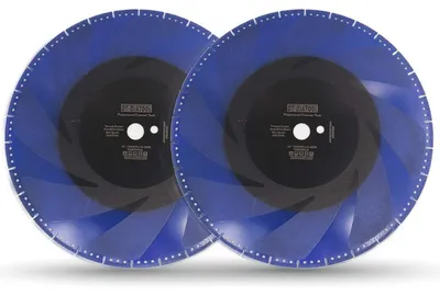 Immagine prodotto di Dischi diamantati di taglio, 2 pezzi, 400 x 25,4 mm, multiuso, per calcestruzzo armato, metallo e PVC