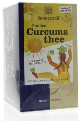 Productafbeelding van Sonnentor Gouden Kurkuma Thee (18 stuks)