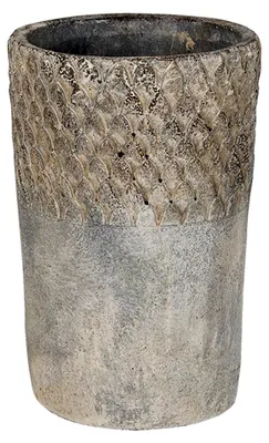 Zdjęcie produktu dla Doniczka Clayre & Eef Ø 12x19 cm Szary kamień