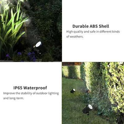 Image de LED Pool Lights Waterproof Solar Powered Garden Pond Light Pathway Lawn Backyard Lighting Outdoor Security Landscape Lamp