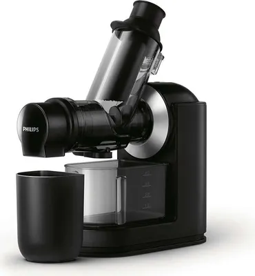 Produktbild von Philips Viva Collection Slow Juicer, Entsafter für kaltes Pressen, 1.0 L, 150 W, Schwarz (HR1889/70)