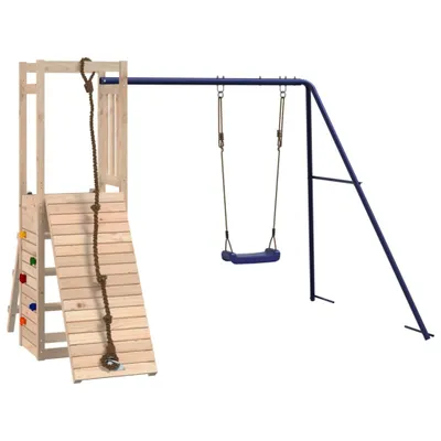 Produktbild von vidaXL Spielturm Massivholz Kiefer