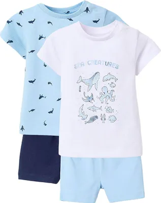Produktbild von Zippy 3107118501 Pyjama Weiß,Blau 9-12 Months Junge Weiß,Blau 9-12 Months