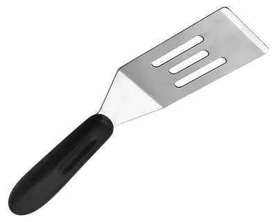 Image de Spatule à fentes en acier inoxydable antiadhésive, spatule de cuisine multifonctionnelle pour retourner les aliments, idéale pour la cuisine japonaise