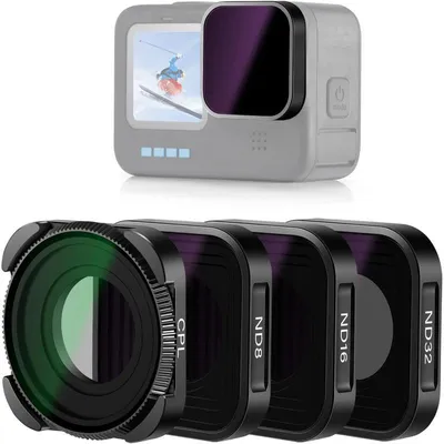 Obrázek produktu pro Neewer FL-GP18 sada 4 filtrů 80mm, kompatibilní s GoPro Hero 12, Hero 11, Hero 10, Hero 9