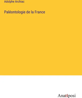Produktbild von Paléontologie de la France